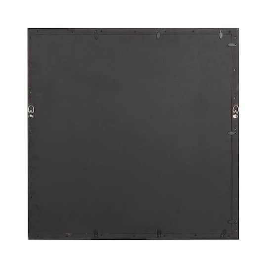 Kate and Laurel Black & Gold Wilbanks Picture Frames with Mat
